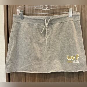 Just For Us Womens UCF Golden Knights Gray Skirt Size L